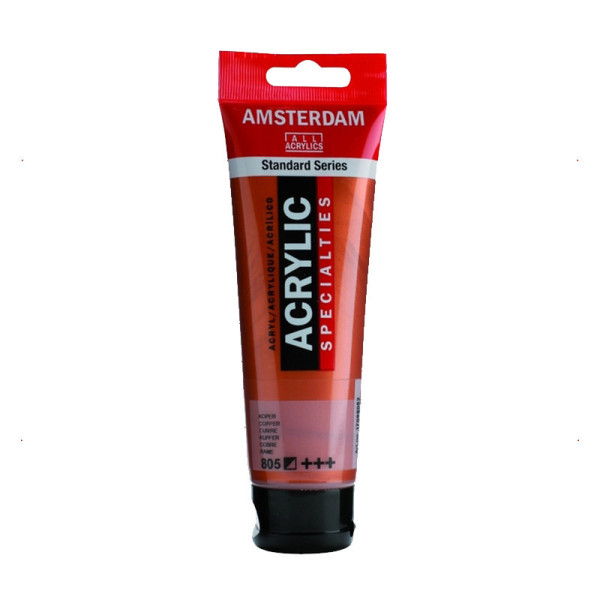 photo-Peinture acrylique - Cuivre - 805 - Amsterdam - Tube de 120ml
