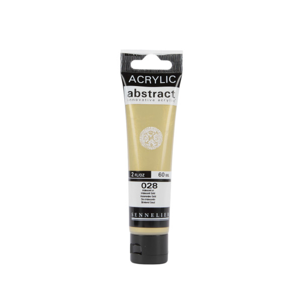 photo - Peinture acrylique - Or iridescent - 28 - Abstract - Sennelier - Tube 60ml