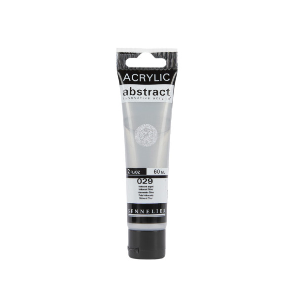 photo - Peinture acrylique - Argent iridescent - 29 - Abstract - Sennelier - Tube 60ml
