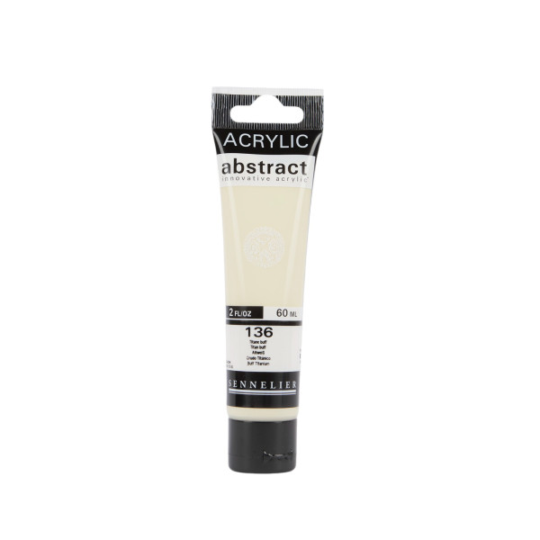 photo - Peinture acrylique - Titane buff - 136 - Abstract - Sennelier - Tube 60ml