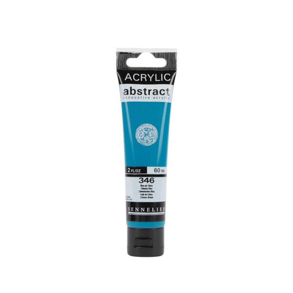 photo - Peinture acrylique - Bleu de Chine - 346 - Abstract - Sennelier - Tube 60ml