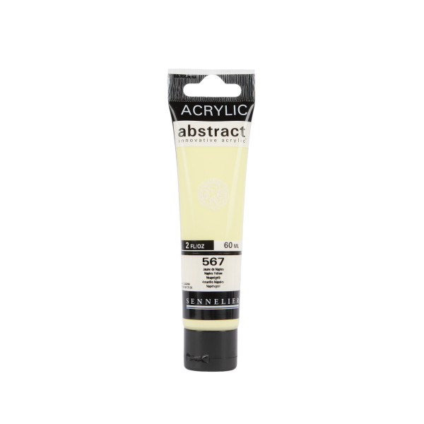 photo - Peinture acrylique - Jaune de Naples - 567 - Abstract - Sennelier - Tube 60ml
