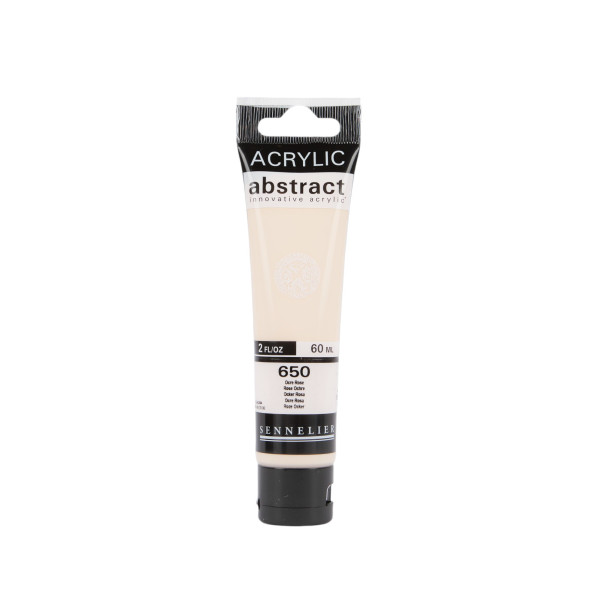 Peinture acrylique - Ocre rose - 650 - Abstract - Sennelier - Tube 60ml