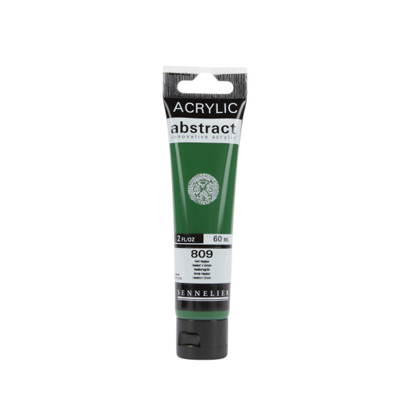 photo -Peinture acrylique - Vert Hooker - 809 - Abstract - Sennelier - Tube 60ml
