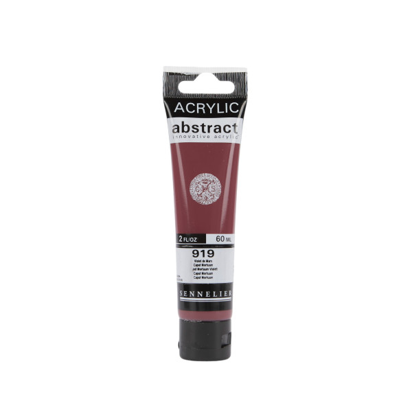 photo - Peinture acrylique - Violet de Mars - 919 - Abstract - Sennelier - Tube 60ml
