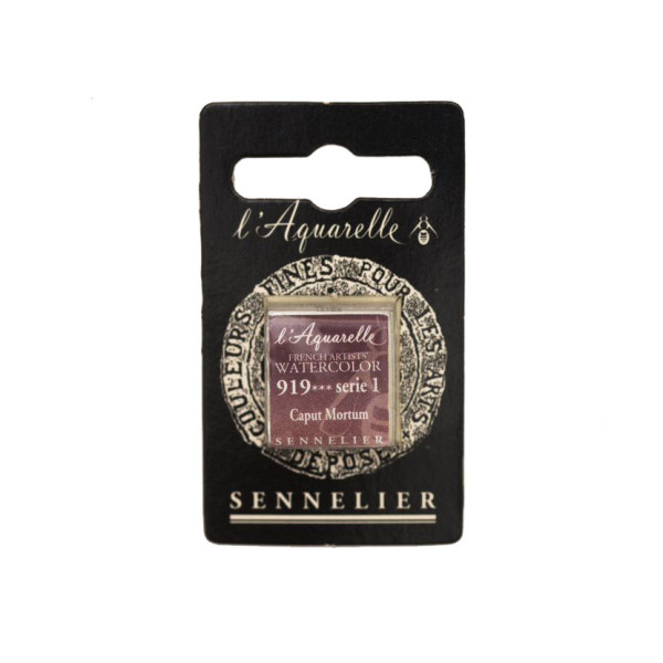 Aquarelle Extra-Fine 1/2 Godet Caput Mortum Sennelier pas cher