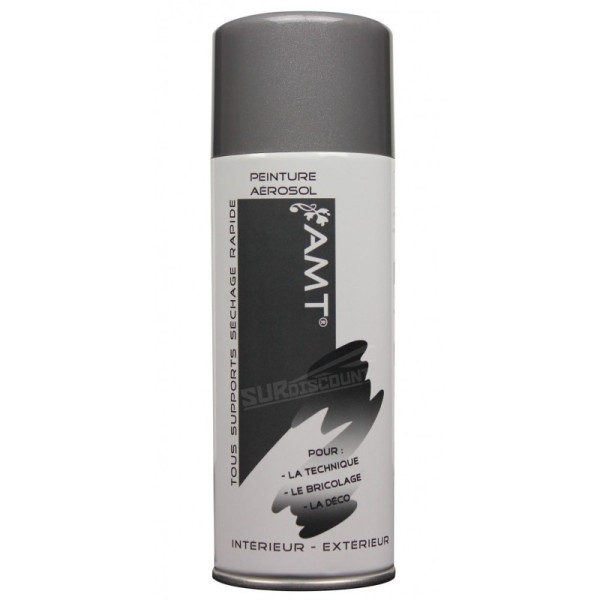 photo - Bombe de peinture - Gris métallisé - AMT - 330ml