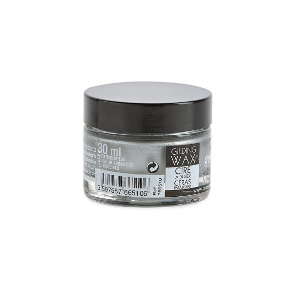 Cire à dorer - Argent - Tous supports - Pébéo - Gédéo - Pot de 30 ml