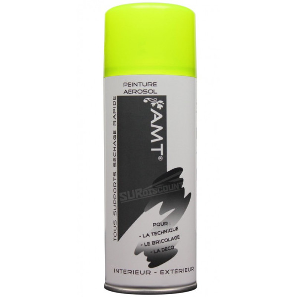 photo - Bombe de peinture - Jaune fluo - AMT - 330ml