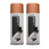 Lot de 2 bombes de peinture - rose gold - AMT pas cher-26181
