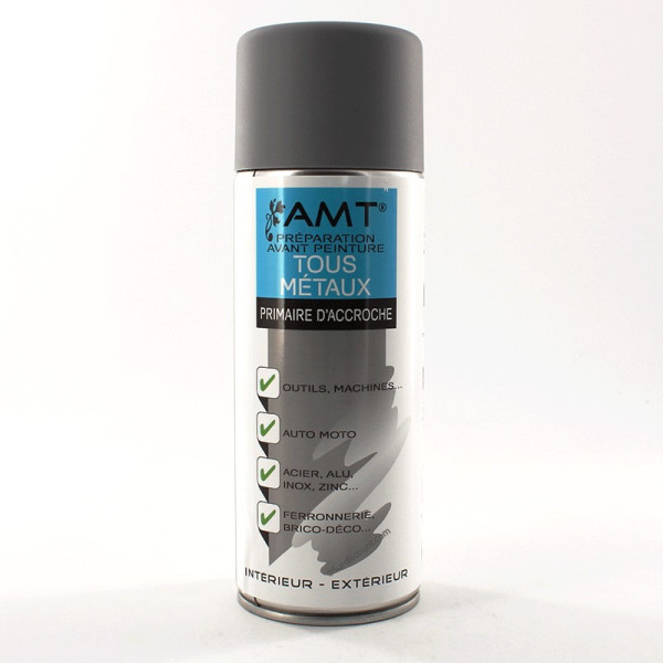 Primaire d'accroche aérosol - Bombe de peinture spray 330ml - Sous-couche - AMT pas cher-26189