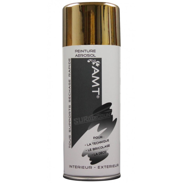 photo - Bombe de peinture - Or - AMT - 330ml