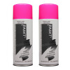 Lot de 2 bombes de peinture - rose fluo - AMT pas cher-26229
