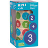 Rouleau de 900 gommettes alphabet majuscules Apli Agipa pas cher