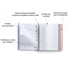 Cahier A4 spirales couverture plastique vert 120 pages petits carreaux Miquelrius | Artmania