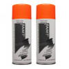 Lot de 2 bombes de peinture - orange fluo - Amt pas cher-26330
