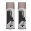 Lot de 2 bombes de peinture - taupe mat - Amt pas cher-26410