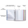 Cahier A4 spirales couverture plastique noir 200 pages petits carreaux Miquelrius | Artmania