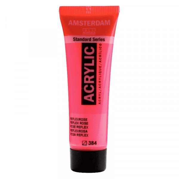 Peinture Acrylique en tube - rose reflex - Amsterdam pas cher-26629