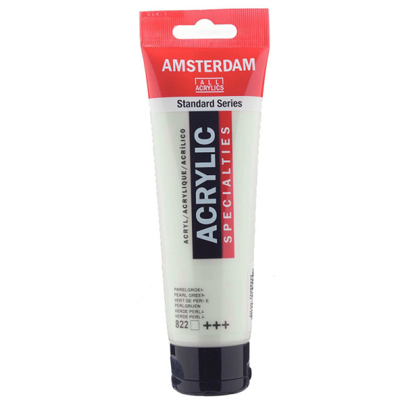 photo-Peinture acrylique - Vert de perle - 822 - Amsterdam - Tube de 120ml