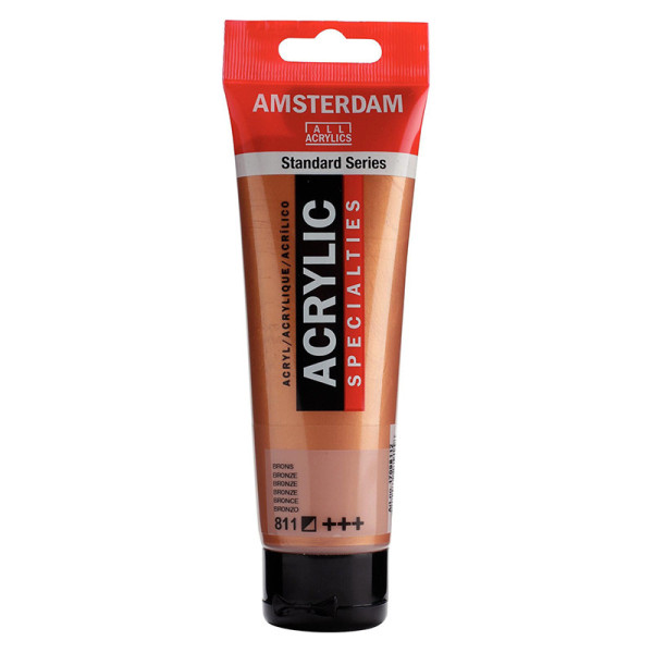 photo-Peinture acrylique - Bronze - 811 - Amsterdam - Tube de 120ml