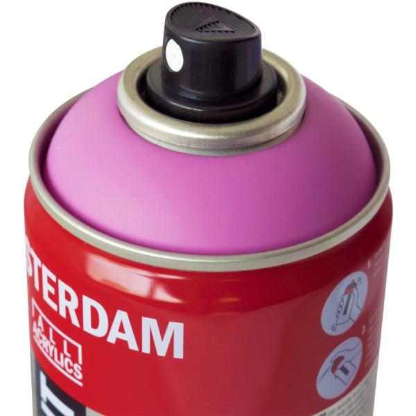 Bombe de peinture Amsterdam 400 ml rose quinacridone clair | à seulement 7,99 €
