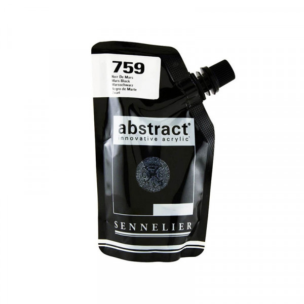 peinture-acrylic-abstract-sennelier-500ml-noir-de-mars