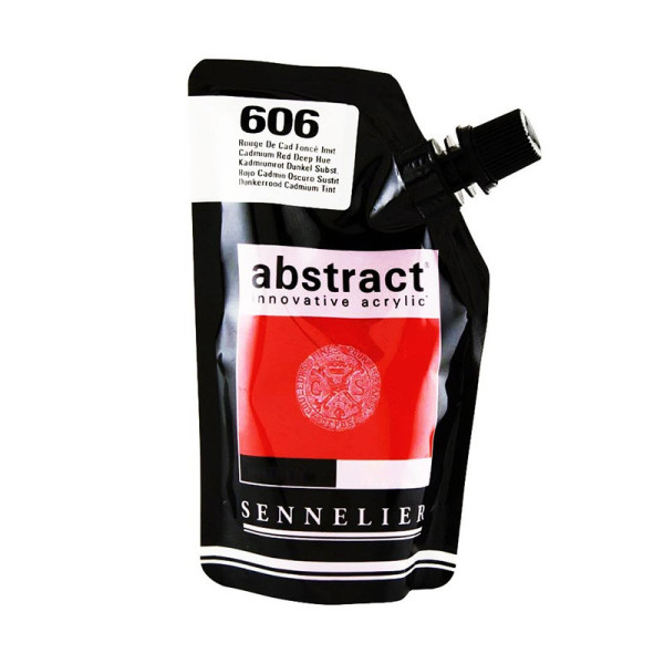 Peinture acrylique en sachet - Rouge cadmium fonce - 500ml - Sennelier | Artmania