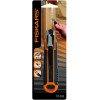 Cutter de sécurité Fiskars 18mm noir et orange | Artmania