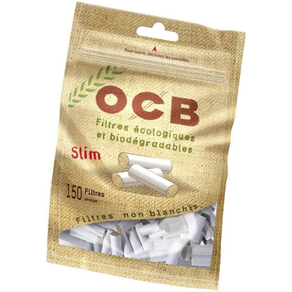 150 Filtres Slim Bio - Ocb pas cher