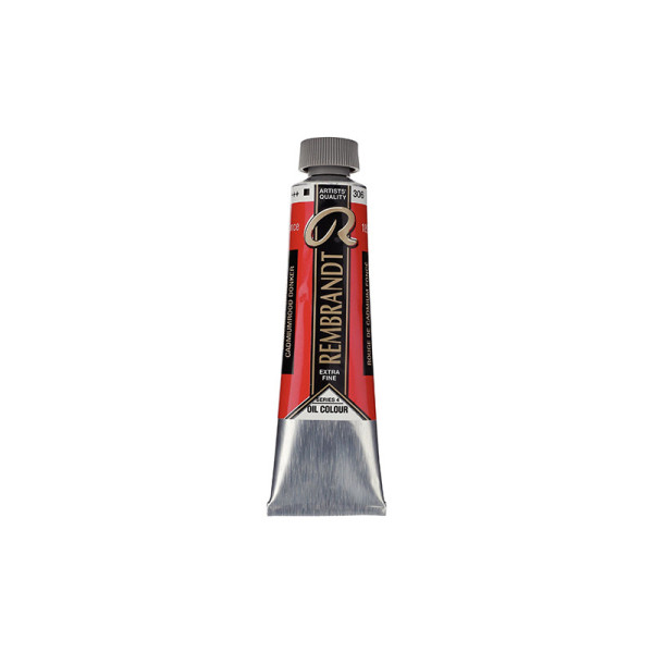 peinture-huile-rembradt-rouge-caduim-fonce
