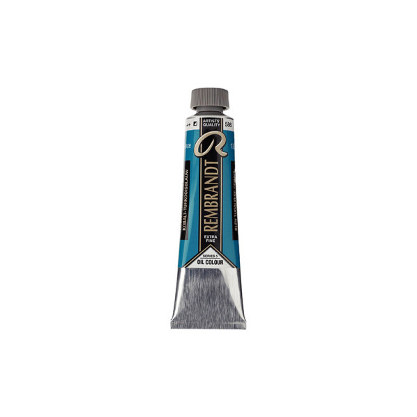 peinture-huile-rembradt-bleu-turquoise-cobalt