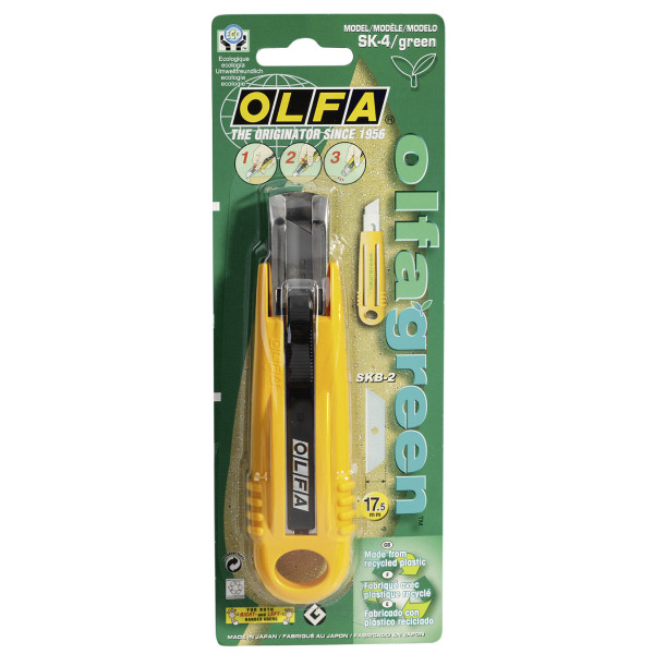 Cutter de sécurité OLFA SK-4 Green Lames de 17,5 mm | à seulement 11,6 €