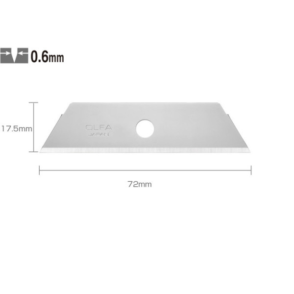 Etui de 5 lames de cutter OLFA SKB-2/5B 17,5 mm | Artmania
