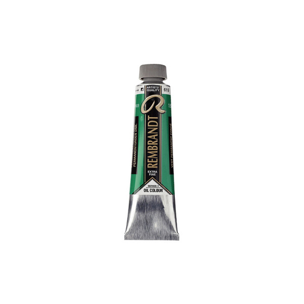 peinture-huile-rembradt-vert-permanent-fonce