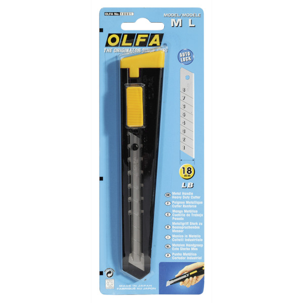 Cutter métallique OLFA ML Lame de 18 mm | Artmania