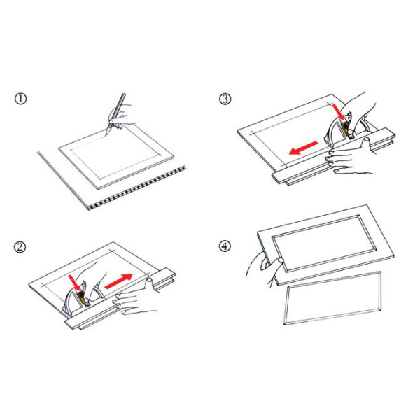 Acheter Cutter OLFA MC-45 spécial encadrement pour passe-partout