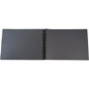 Album de scrapbooking - 32x22cm - Noir - Inclus stickers, feutres, pochoirs, coins photos - Exacompta