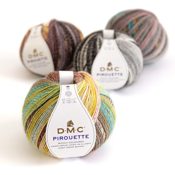 Pelote - Acrylique - Couleur 708 - Pirouette - DMC - Tricot - Vêtement