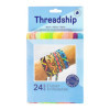 photo-24 échevettes - Fils pour bracelet brésilien - Couleurs néon - 8m longueur - DMC