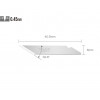 Etui de 25 lames KB OLFA pour scalpel OLFA AK-1/5B | Artmania