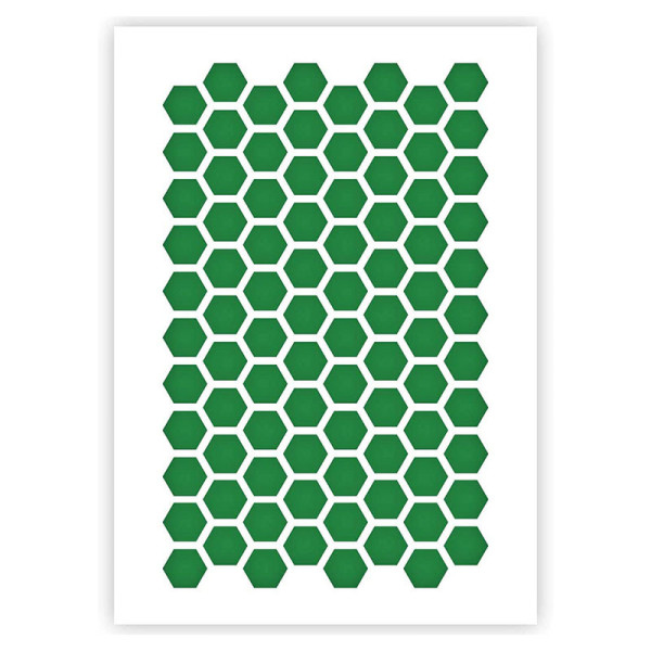 pochoir-A5-motif-hexagonal-qbix-detail