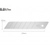 Etui de 5 lames HB-5B lame de 25 mm | Artmania