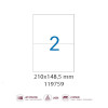 Boite de 200 étiquettes - Format 210x148,5mm - Etibox - Apli 119759 | Artmania
