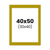 photo-Passe-partout - Jaune - 40x50cm - Photo 30x40cm - Pour cadre - Encadrement