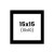 photo-Passe-partout - Noir - 15x15cm - Photo 10x10cm - Pour cadre - Encadrement
