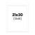 photo-Passe-partout - Blanc - 21x30cm - Photo 13x18cm - Pour cadre - Encadrement