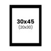 photo-Passe-partout - Noir - 30x45cm - Photo 20x30cm - Pour cadre - Encadrement