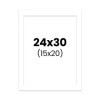 10 passe-partout - Blanc - 24x30cm - Photo 15x20cm - Pour cadre - Encadrement