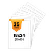 photo-25 passe-partout - Blanc - 18x24cm - Photo 10x15cm - Pour cadre - Encadrement